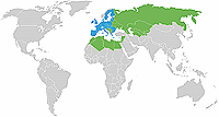 Карта на страните участнички в програмата
